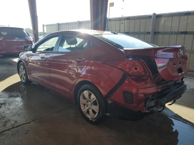 5NPDH4AE6GH737339 - 2016 HYUNDAI ELANTRA SE BURGUNDY photo 2