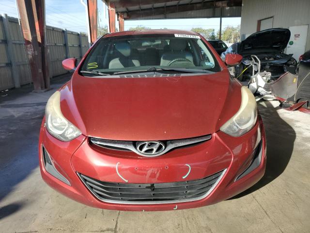 5NPDH4AE6GH737339 - 2016 HYUNDAI ELANTRA SE BURGUNDY photo 5