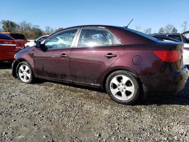 KNAFU4A21A5271205 - 2010 KIA FORTE EX MAROON photo 2