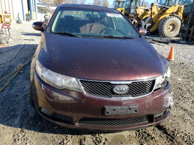 KNAFU4A21A5271205 - 2010 KIA FORTE EX MAROON photo 5