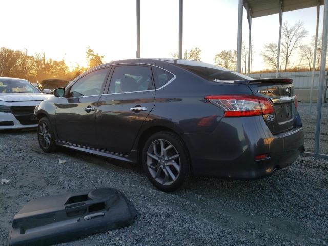 3N1AB7AP7EL642196 - 2014 NISSAN SENTRA S GRAY photo 2