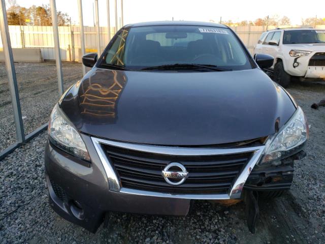 3N1AB7AP7EL642196 - 2014 NISSAN SENTRA S GRAY photo 5