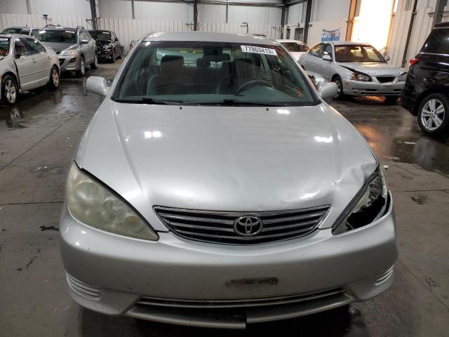 4T1BE32KX6U735186 - 2006 TOYOTA CAMRY LE SILVER photo 5