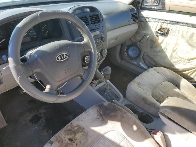 KNAFE121885522345 - 2008 KIA SPECTRA EX SILVER photo 8