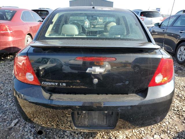 1G1AK58F087116279 - 2008 CHEVROLET COBALT LS BLACK photo 6