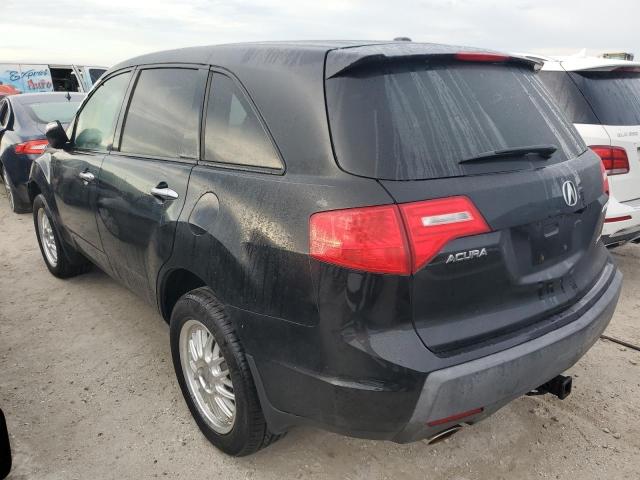 2HNYD28619H501266 - 2009 ACURA MDX TECHNOLOGY BLACK photo 2