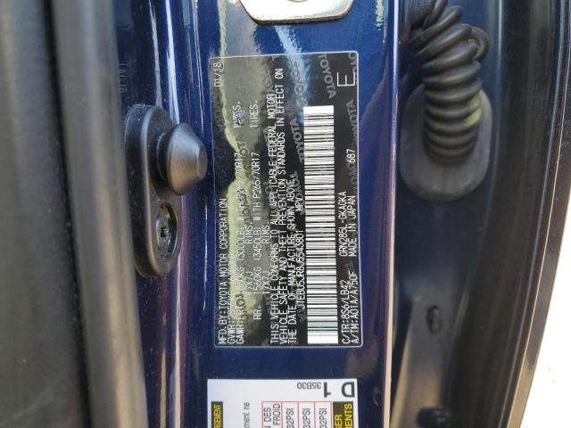 JTEBU5JR8J5543801 - 2018 TOYOTA 4RUNNER SR5/SR5 PREMIUM 蓝色 照片 13