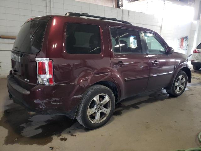 5FNYF4H43FB008281 - 2015 HONDA PILOT EX BURGUNDY photo 3