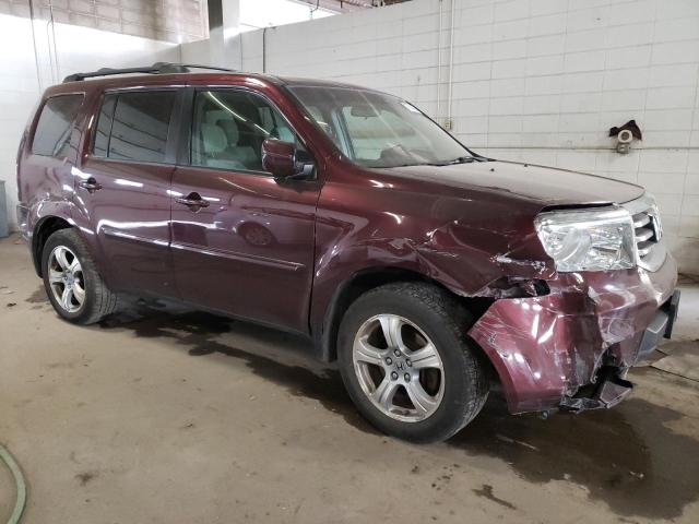 5FNYF4H43FB008281 - 2015 HONDA PILOT EX BURGUNDY photo 4