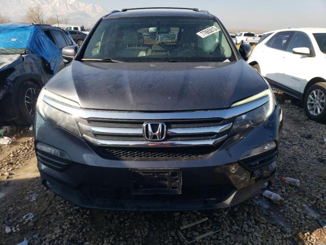 5FNYF6H50HB021321 - 2017 HONDA PILOT EXL GRAY photo 5