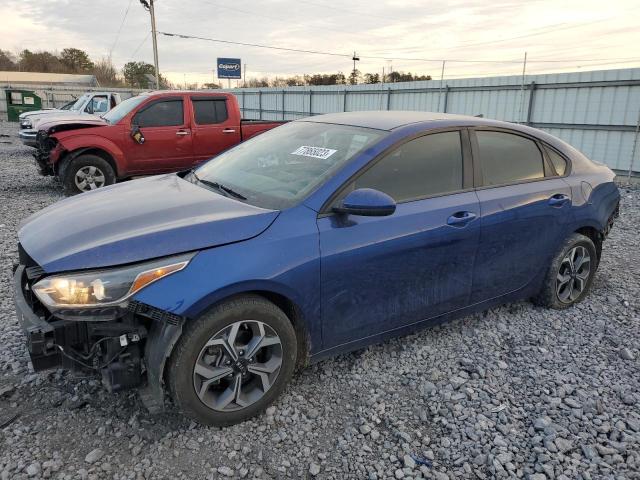 3KPF24AD5KE058385 - 2019 KIA FORTE FE BLUE photo 1