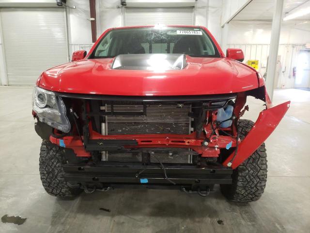 1GCGTEEN6J1154778 - 2018 CHEVROLET COLORADO ZR2 RED photo 5