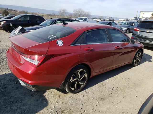 KMHLP4AGXPU479022 - 2023 HYUNDAI ELANTRA LIMITED RED photo 3