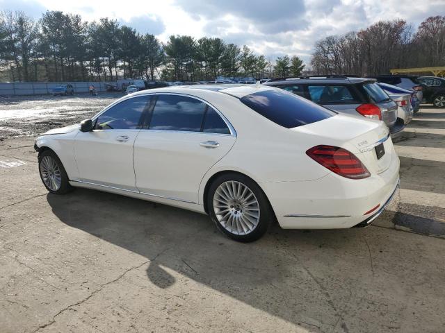 W1KUG8GB4LA527403 - 2020 MERCEDES-BENZ S 560 4MATIC WHITE photo 2