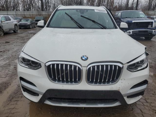 5UXTY5C03M9G22576 - 2021 BMW X3 XDRIVE30I WHITE photo 5