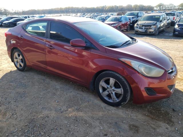 5NPDH4AE8DH403132 - 2013 HYUNDAI ELANTRA GLS RED photo 4