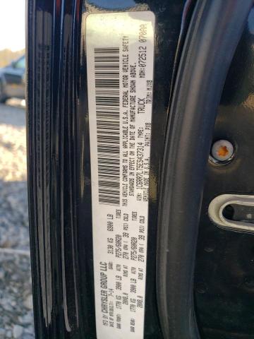 1C6RR7LT5ES437314 - 2014 RAM 1500 SLT BLACK photo 13