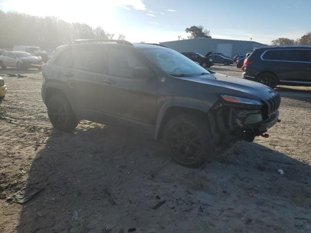 1C4PJMBS6FW644044 - 2015 JEEP CHEROKEE TRAILHAWK GREEN photo 4