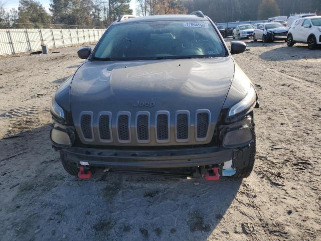 1C4PJMBS6FW644044 - 2015 JEEP CHEROKEE TRAILHAWK GREEN photo 5