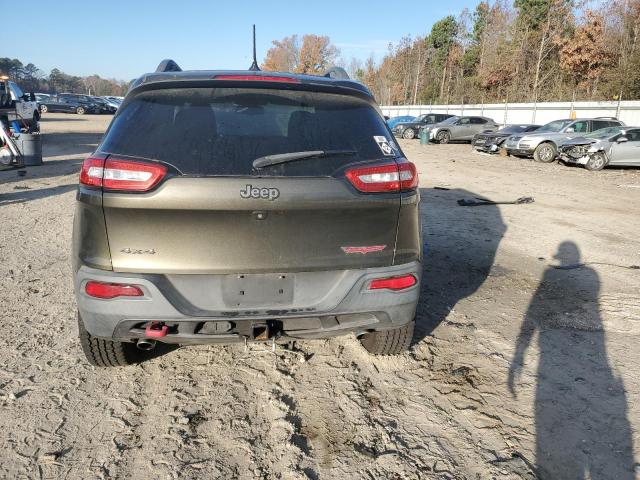 1C4PJMBS6FW644044 - 2015 JEEP CHEROKEE TRAILHAWK GREEN photo 6