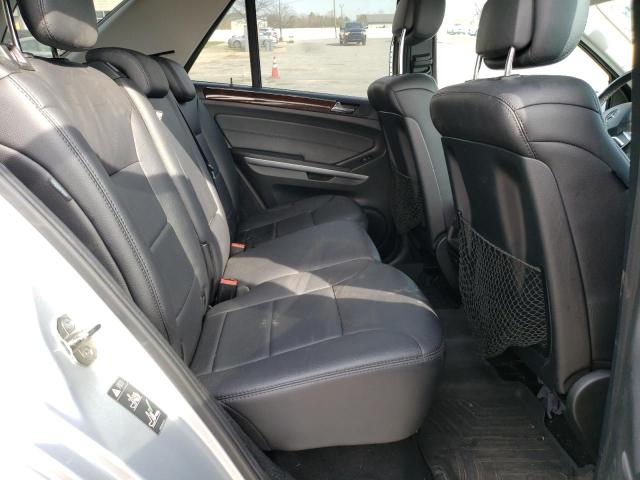4JGBB8GB2BA737623 - 2011 MERCEDES-BENZ ML 350 4MATIC SILVER photo 10