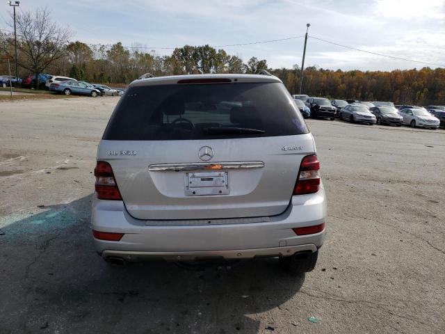 4JGBB8GB2BA737623 - 2011 MERCEDES-BENZ ML 350 4MATIC SILVER photo 6