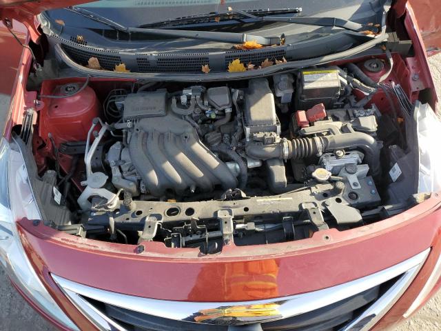 3N1CN7AP9KL881289 - 2019 NISSAN VERSA S RED photo 11