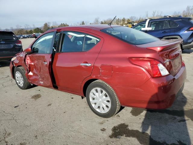 3N1CN7AP9KL881289 - 2019 NISSAN VERSA S RED photo 2