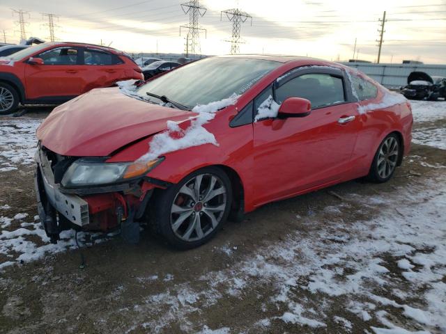 2HGFG4A54CH705344 - 2012 HONDA CIVIC SI RED photo 1