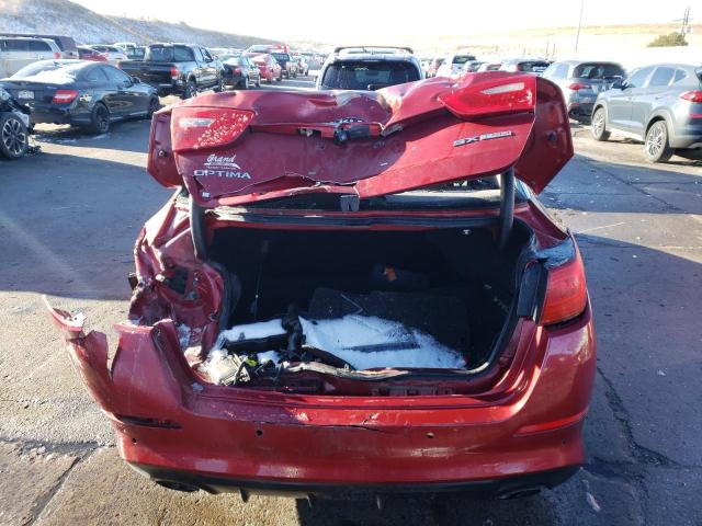 5XXGR4A63FG388783 - 2015 KIA OPTIMA SX RED photo 6