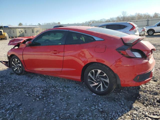 2HGFC4B06GH312823 - 2016 HONDA CIVIC LX RED photo 2