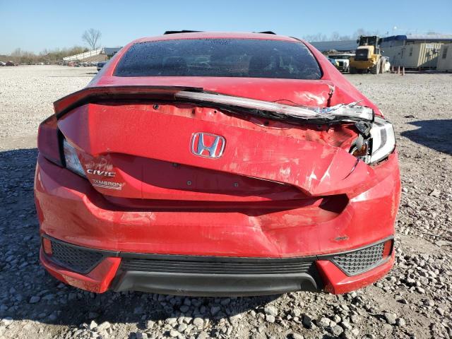 2HGFC4B06GH312823 - 2016 HONDA CIVIC LX RED photo 6