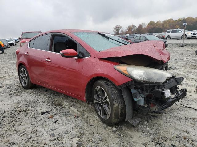 KNAFX4A85E5115394 - 2014 KIA FORTE EX RED photo 4