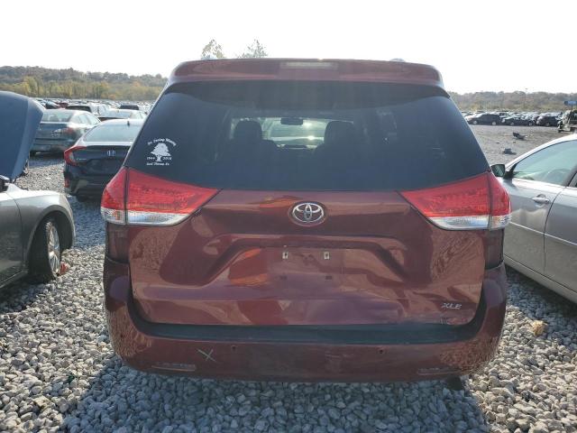 5TDYK3DC9ES481938 - 2014 TOYOTA SIENNA XLE RED photo 6