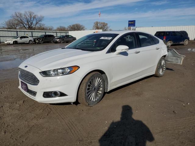 3FA6P0K99GR370123 - 2016 FORD FUSION TITANIUM WHITE photo 1