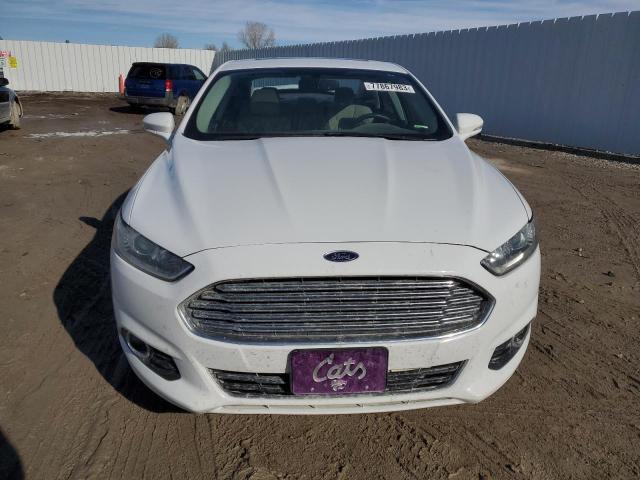 3FA6P0K99GR370123 - 2016 FORD FUSION TITANIUM WHITE photo 5