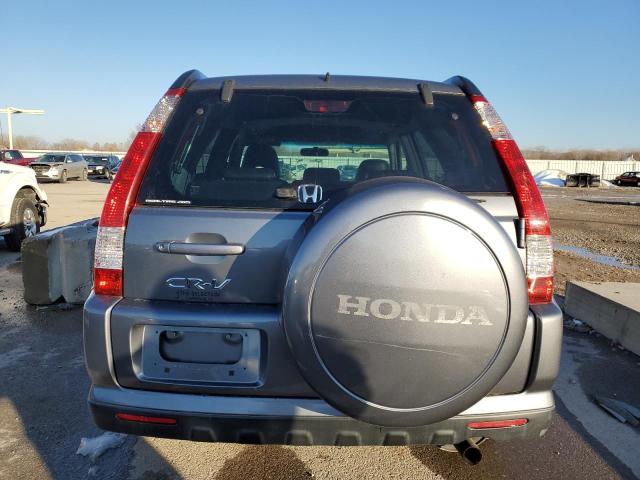 JHLRD78965C037599 - 2005 HONDA CR-V SE SILVER photo 6