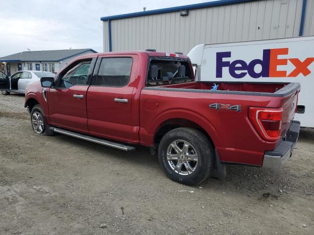1FTFW1E87MFC88924 - 2021 FORD F150 SUPERCREW MAROON photo 2