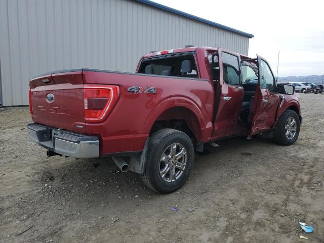 1FTFW1E87MFC88924 - 2021 FORD F150 SUPERCREW MAROON photo 3