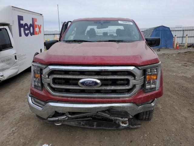 1FTFW1E87MFC88924 - 2021 FORD F150 SUPERCREW MAROON photo 5