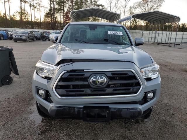 3TMCZ5ANXKM255748 - 2019 TOYOTA TACOMA DOUBLE CAB GRAY photo 5