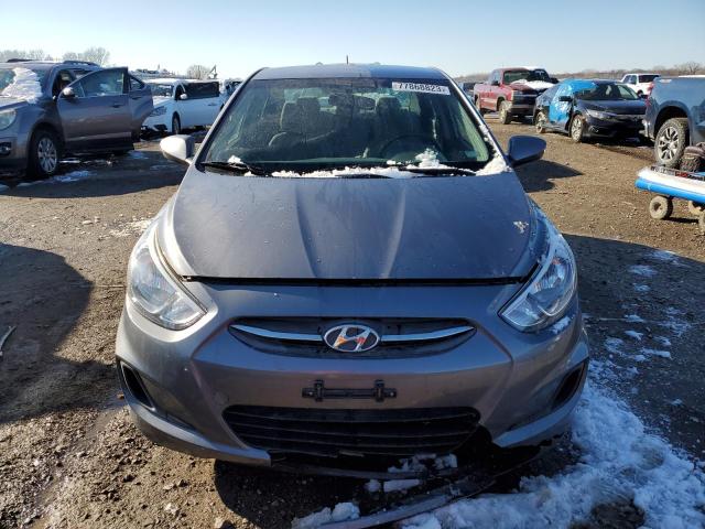 KMHCT4AE1HU223394 - 2017 HYUNDAI ACCENT SE GRAY photo 5