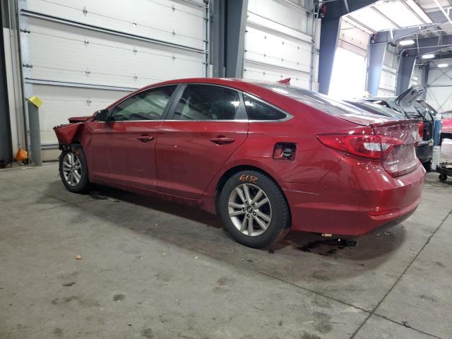 5NPE24AF9FH185168 - 2015 HYUNDAI SONATA SE RED photo 2