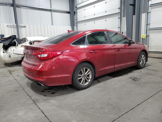 5NPE24AF9FH185168 - 2015 HYUNDAI SONATA SE RED photo 3