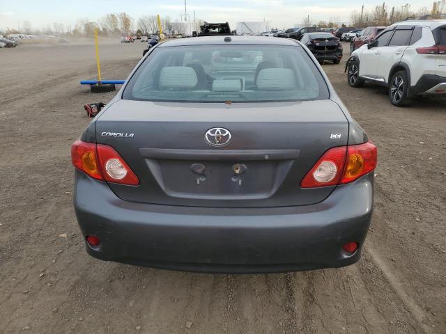 2T1BU40E59C117544 - 2009 TOYOTA COROLLA BASE GRAY photo 6