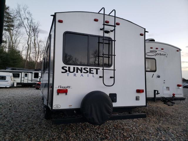 4YDT28528M5351339 - 2021 KEYSTONE SUNSET TRL WHITE photo 3