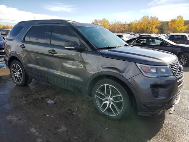 1FM5K8GTXJGB14588 - 2018 FORD EXPLORER SPORT GRAY photo 4