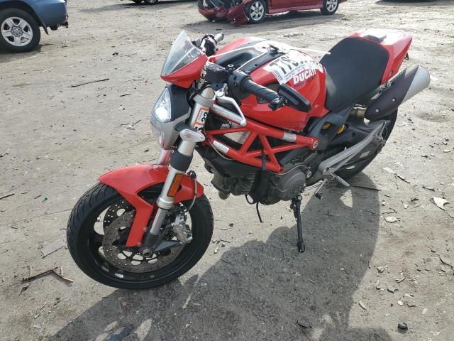 ZDM1RADN8AB033148 - 2010 DUCATI MONSTER 696 RED photo 2