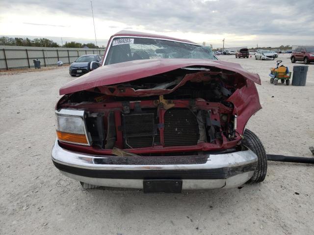 1FTEX15N7SKA66628 - 1995 FORD F150 BURGUNDY photo 5