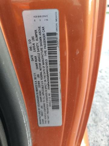 3VWRW3AG8AM032953 - 2010 VOLKSWAGEN NEW BEETLE ORANGE photo 13